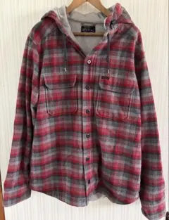 L.L.Bean エルエルビーンフード付き チェックヘビーネルシャツジャケットMのサムネイル