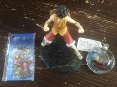 ①フィギュアルフィ太郎 ② グッズ アクアキーチェーン ③ワンピースキーホルダー