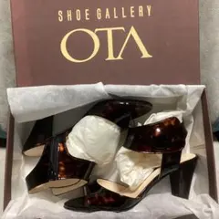 SHOE GALLERY OTA べっ甲柄 サンダル 34 1/2のサムネイル