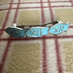 魚モチーフ バレッタ