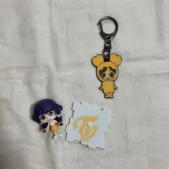 TWICE JIHYO ミニフィギュア&キーホルダーセット