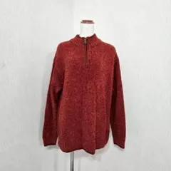 ELEMENT OF SIMPLE LIFE ハーフジップニット（L）えんじ色のサムネイル