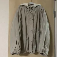 Samansa Mos2Blue、リバーシブルベージュジャケット