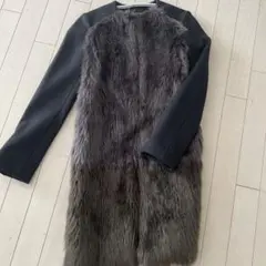 美品　ヨーコチャン　ファーコート