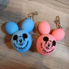 ディズニー ミッキー バルーンキーチェーン 2個セット