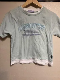 淺綠色 T恤 160尺寸