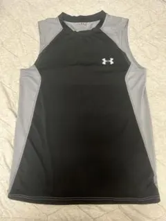 UNDER ARMOUR ノースリーブ タンクトップ MD 黒/グレー
