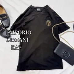 EA7 エンポリオアルマーニ VネックTシャツ XS 半袖 ロゴT 小さいサイズ