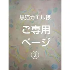 黒猫カエルさまご専用ページ②おまとめさせていただきました。ありがとうございます。
