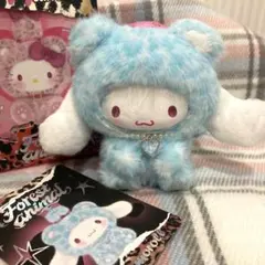 miniso サンリオ ギャルシリーズ 豹柄 シナモン マスコットホルダー
