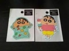 クレヨンしんちゃん ビニールステッカー 2枚セット
