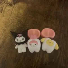 サンリオ　マイメロディ　ポムポムプリン　クロミ　カプセルトイ　3点セット