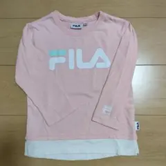 FILA キッズ 長袖Tシャツ ピンク 110cmのサムネイル