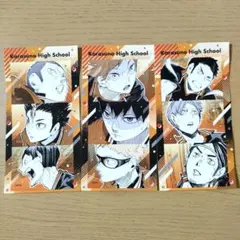 ハイキュー ファンパーク シールプリントコレクション 3枚セット