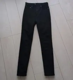 【25インチ】MOUSSY　ブラックスキニーデニム