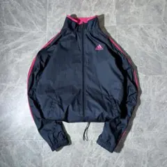 00s OLD adidas shell jacket 短丈 ドローコード