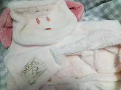 スヌーピー ふわふわ マシュマロ ブランケット 毛布 顔型 収納巾着付き