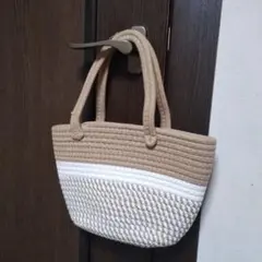 かごバッグ　春夏　お散歩