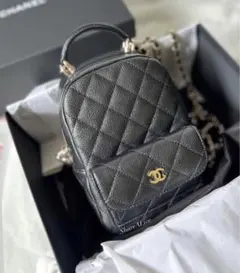 本日限定　シャネル 24C ミニバッグパック マトラッセ　キャビアスキン