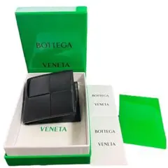 美品　BOTTEGA VENETA　カセット 二つ折り財布 小銭入れ付き