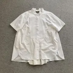 【新品未使用】3 Lサイズ sacai ホワイト ショートスリーブ ドレスシャツのサムネイル