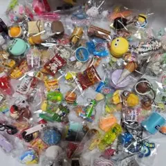 【最終大幅お値下げ】お菓子　食品サンプル　ミニチュア　レトロ　ガチャ113点以上