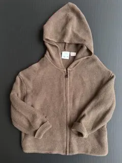 Zara コットンニットパーカー　98cm