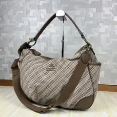 バーバリーブルーレーベル 2way ワンショルダーバッグ ノバチェック