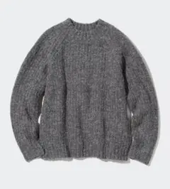 【2/8までお値引中】ユニクロ　ローゲージモックネックセーター　XS