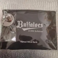 関西みらい銀行ORIX Buffaloes バッジ付きメッシュトートバッグ