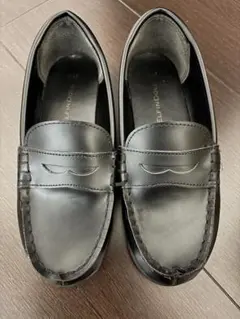 ブラック ローファー キッズシューズ　21cm