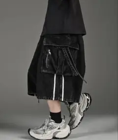 ADRER パラシュートカ一ゴワイドショートパンツ