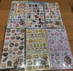 ボンボンドロップシール 和柄 6種類セット