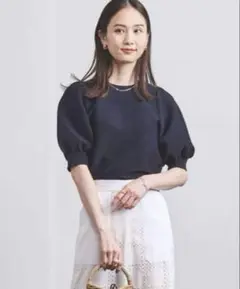 今期UNITED ARROWS ユナイテッドアローズ パフスリーブ ニット