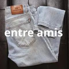 出*ん様 【entre amis】アントレアミ ストレッチ デニムパンツ 青のサムネイル