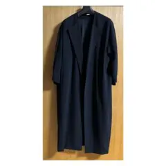 EDEN ノーカラーコート　ブラック