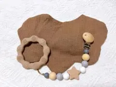 〔ハンドメイド〕ベビーギフト3点セット