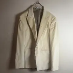 【テーラードジャケット】ZARA　ベロア、 スウェード調　ベージュ　新古品　古着