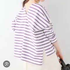 イエナ別注　バッグ　v オーバーサイズ　スリット　ボーダー