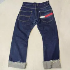 トミー TOMMY デニム ジーンズ ストレート 裾ダメージ加工品のサムネイル
