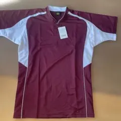 ZETT 半袖 ユニフォーム L ワインレッド