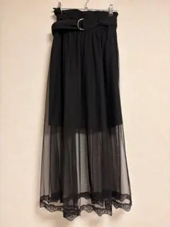 レディース　チュールスカート(GRL)