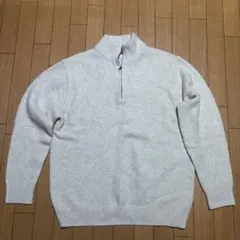 UNIQLO ハーフジップセーター ベージュ XLサイズ