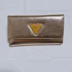GUESS ゲス ローズゴールド 三つ折り財布 カードホルダー 大容量のサムネイル