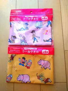非売品 ディズニー トイストーリー ウッディクールタオル2枚セット新品未使用