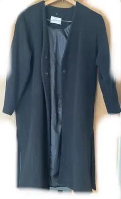 黒　ロングコート　レディース