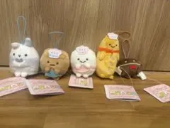 すみっコぐらし あつまるんですいろんななかまゴムひも付きマスコット コンプリート