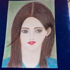 マイヤさん　色鉛筆画　2Lサイズ