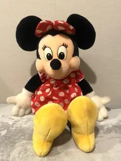 【ビッグ/当時品・正規品】東京ディズニーランド ミニー ぬいぐるみ レトロ