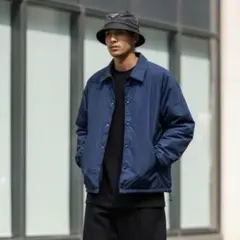 【w845】Champion USA製 ボアライナー コーチジャケット 80s